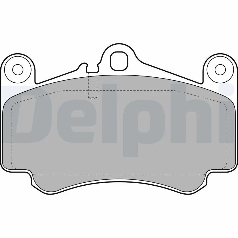 Handler.Part Brake pad set, disc brake DELPHI LP2056 1