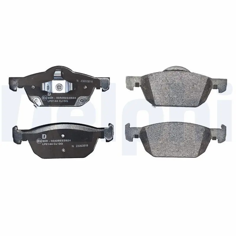 Handler.Part Brake pad set, disc brake DELPHI LP2144 2