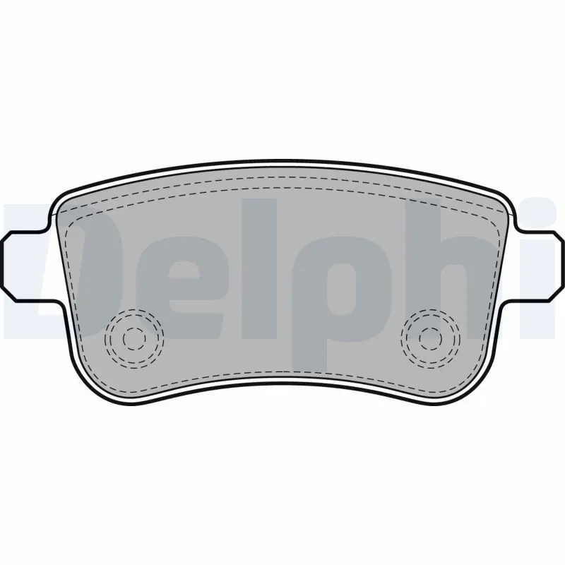 Handler.Part Brake pad set, disc brake DELPHI LP2153 1