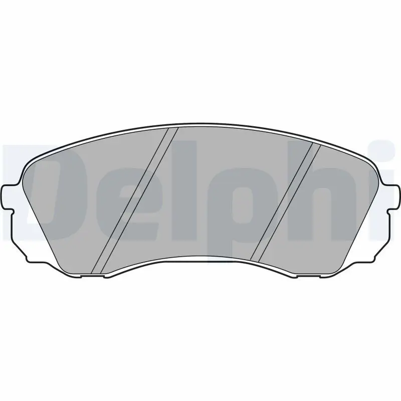 Handler.Part Brake pad set, disc brake DELPHI LP2094 1