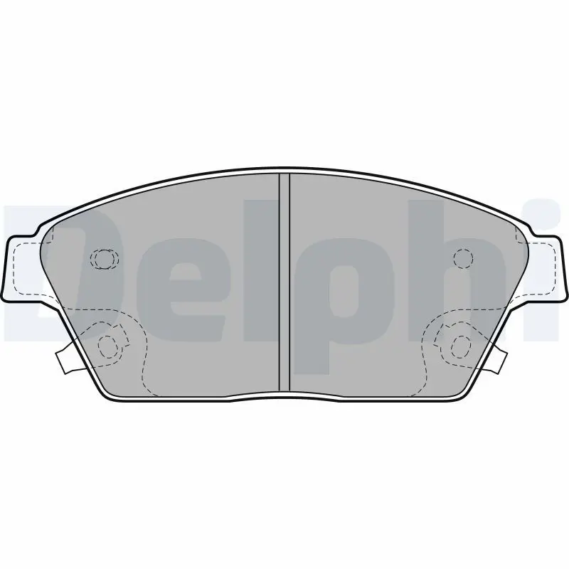 Handler.Part Brake pad set, disc brake DELPHI LP2170 1