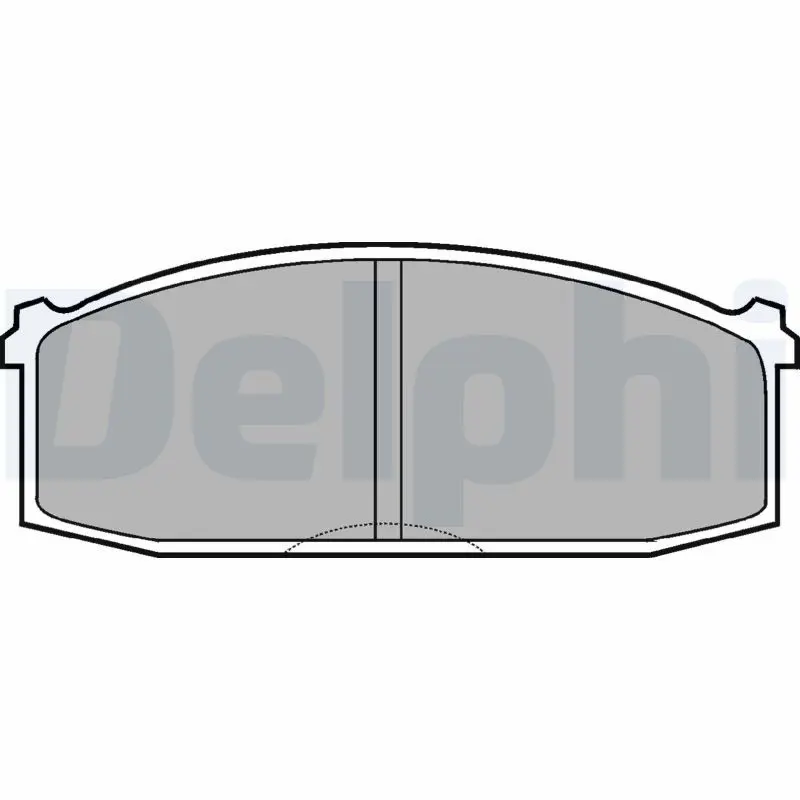 Handler.Part Brake pad set, disc brake DELPHI LP219 1