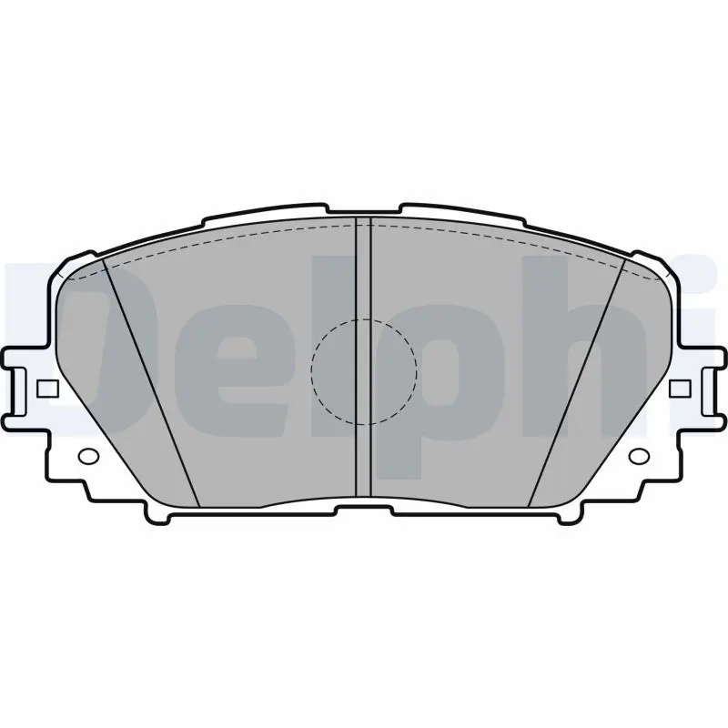 Handler.Part Brake pad set, disc brake DELPHI LP2123 1