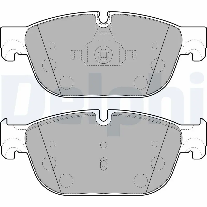 Handler.Part Brake pad set, disc brake DELPHI LP2198 1