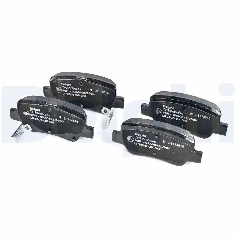 Handler.Part Brake pad set, disc brake DELPHI LP2206 1