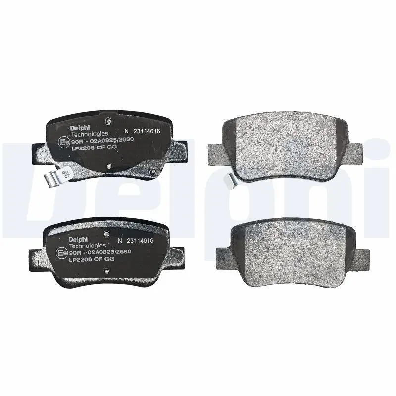 Handler.Part Brake pad set, disc brake DELPHI LP2139 1