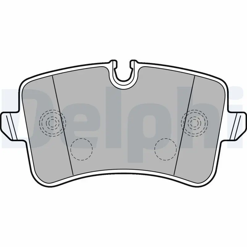 Handler.Part Brake pad set, disc brake DELPHI LP2226 1