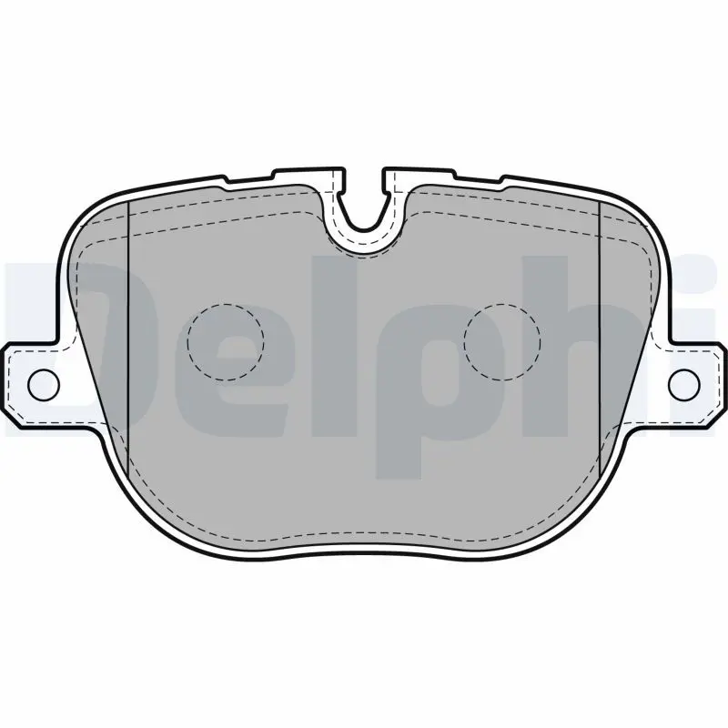 Handler.Part Brake pad set, disc brake DELPHI LP2175 1