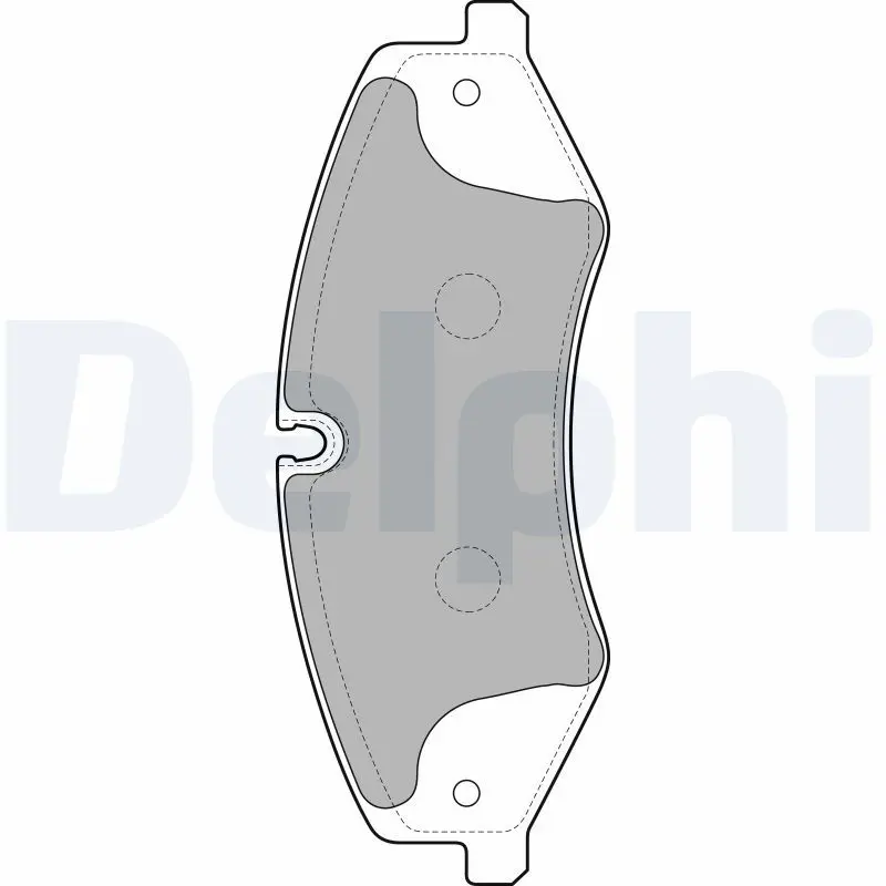 Handler.Part Brake pad set, disc brake DELPHI LP2176 1