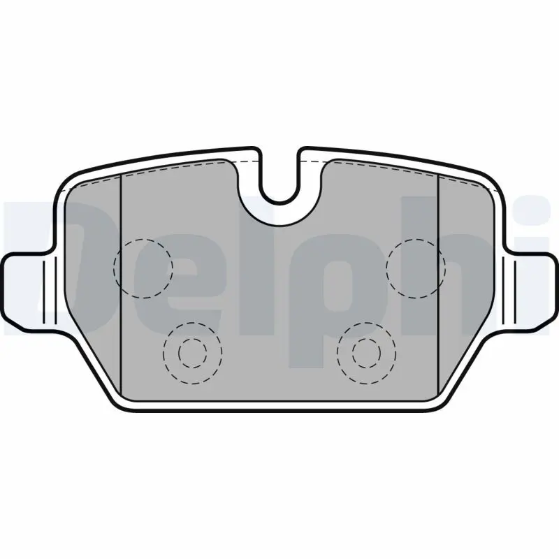 Handler.Part Brake pad set, disc brake DELPHI LP2247 1