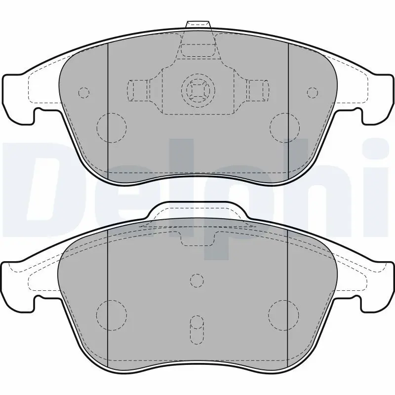 Handler.Part Brake pad set, disc brake DELPHI LP2181 1