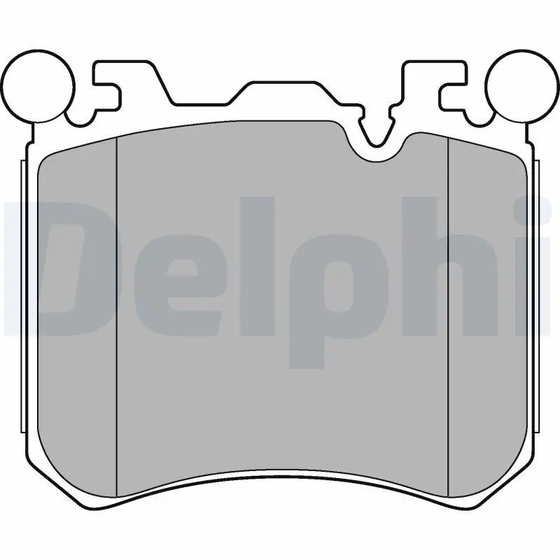 Handler.Part Brake pad set, disc brake DELPHI LP2287 1