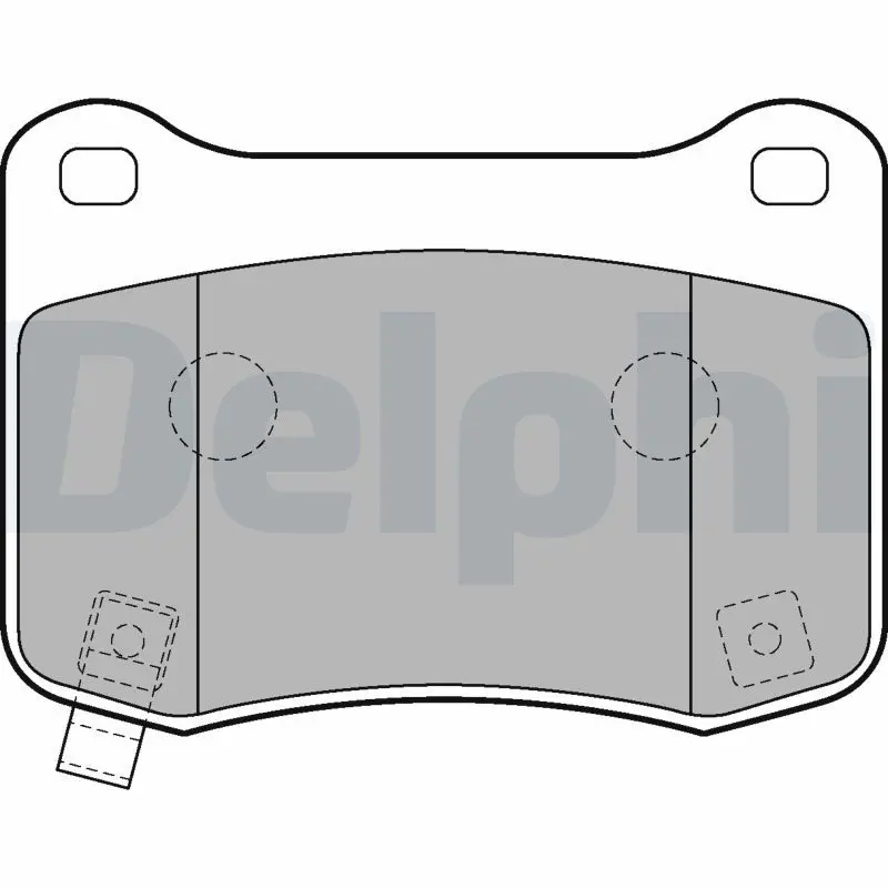 Handler.Part Brake pad set, disc brake DELPHI LP2212 1