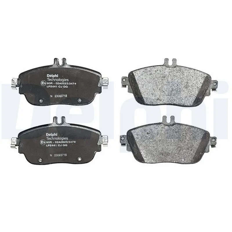 Handler.Part Brake pad set, disc brake DELPHI LP2441 2