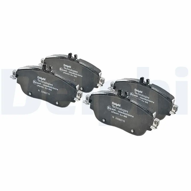 Handler.Part Brake pad set, disc brake DELPHI LP2441 3