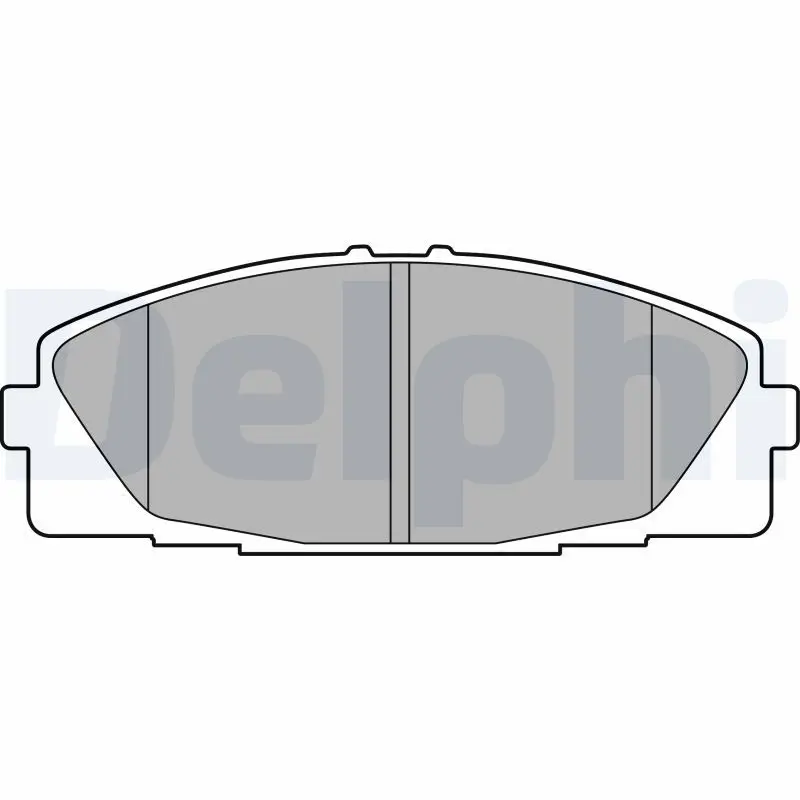 Handler.Part Brake pad set, disc brake DELPHI LP2473 1