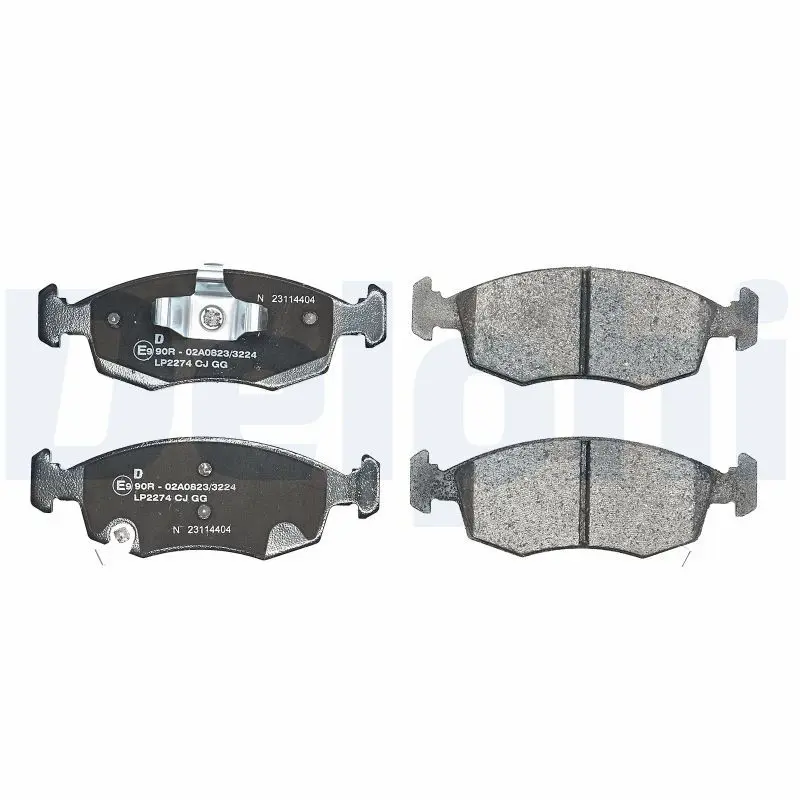 Handler.Part Brake pad set, disc brake DELPHI LP2274 2