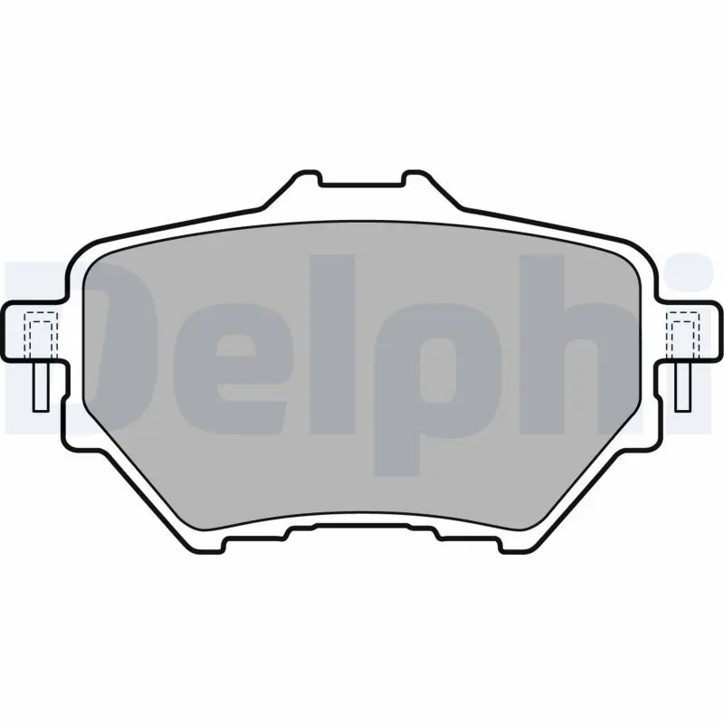 Handler.Part Brake pad set, disc brake DELPHI LP2505 1