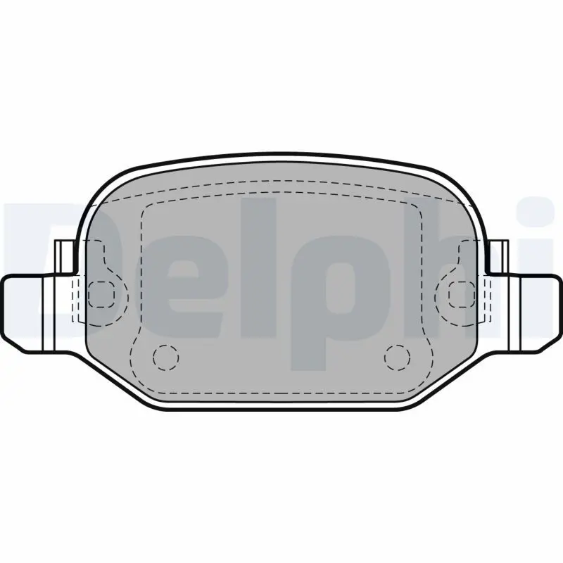 Handler.Part Brake pad set, disc brake DELPHI LP2475 1