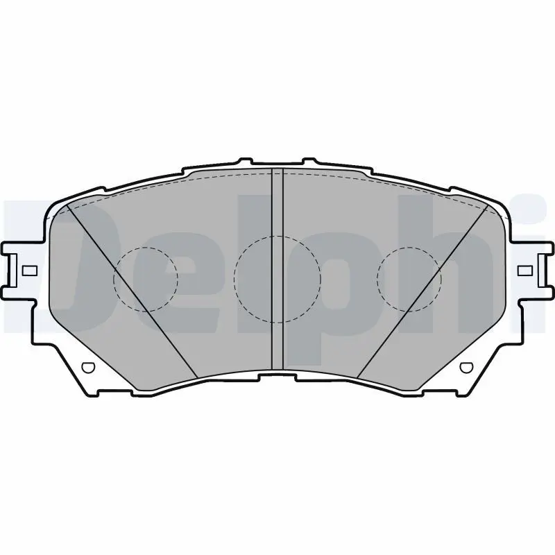 Handler.Part Brake pad set, disc brake DELPHI LP2487 1