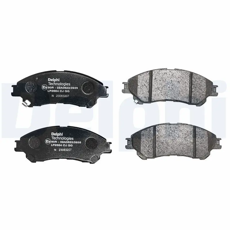 Handler.Part Brake pad set, disc brake DELPHI LP2664 2