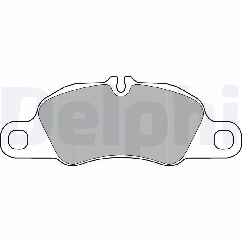 Handler.Part Brake pad set, disc brake DELPHI LP3177 1