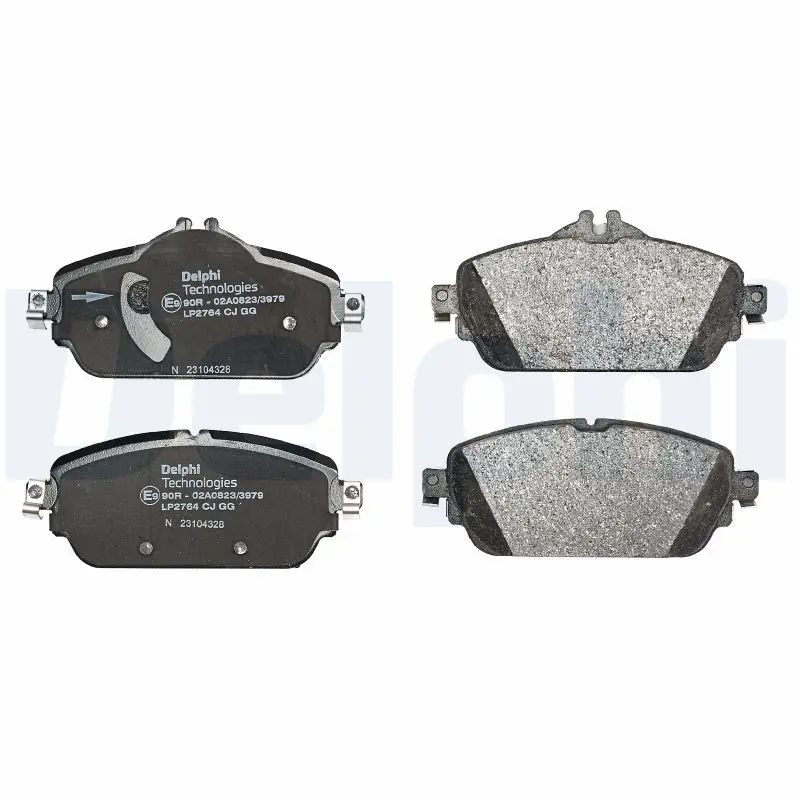 Handler.Part Brake pad set, disc brake DELPHI LP2764 2