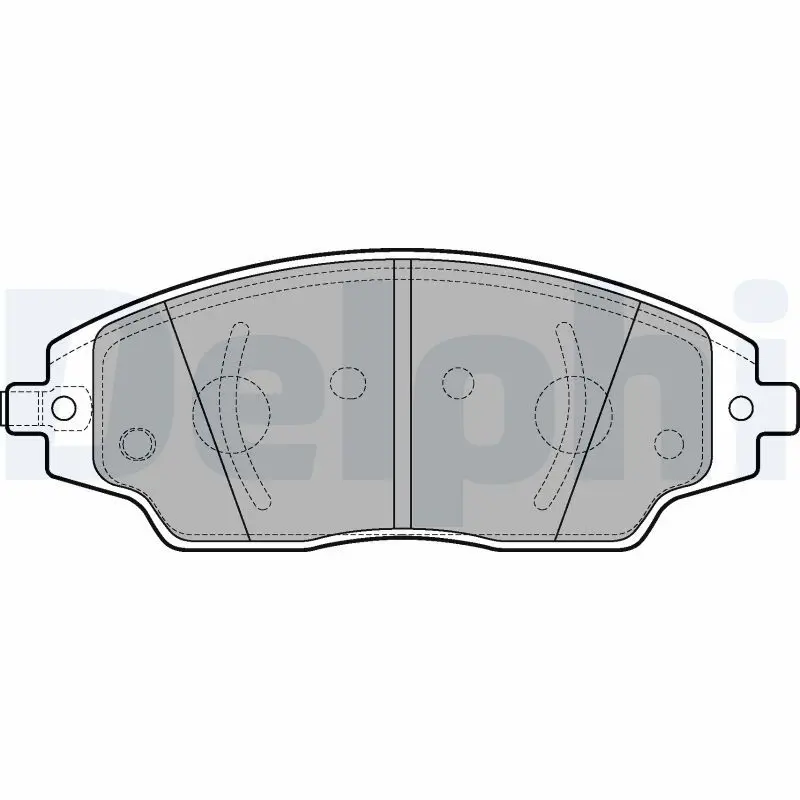 Handler.Part Brake pad set, disc brake DELPHI LP3192 1