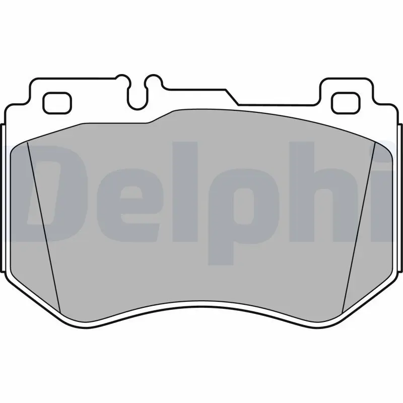 Handler.Part Brake pad set, disc brake DELPHI LP3137 1