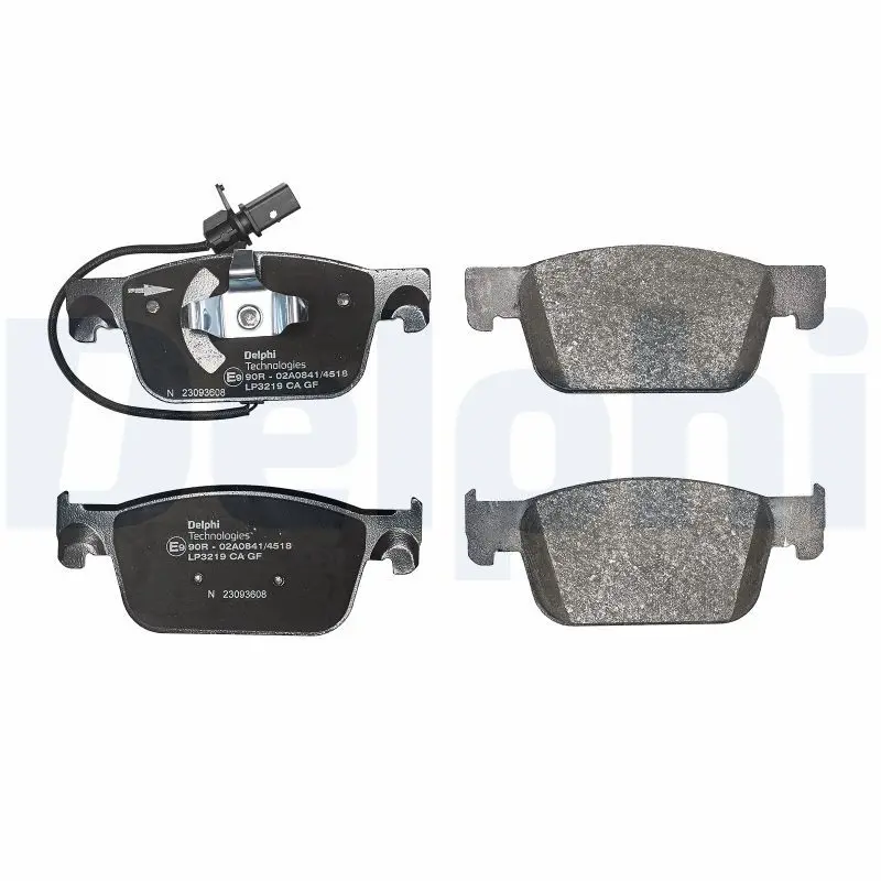 Handler.Part Brake pad set, disc brake DELPHI LP3219 2