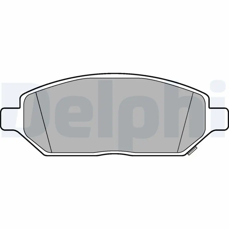 Handler.Part Brake pad set, disc brake DELPHI LP3236 1