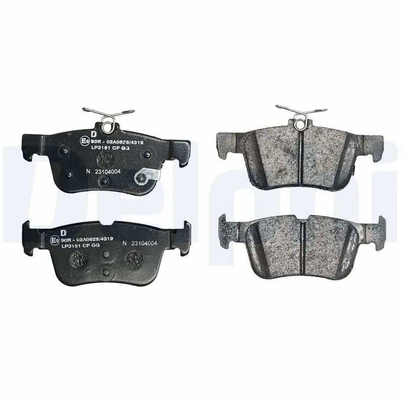 Handler.Part Brake pad set, disc brake DELPHI LP3151 2