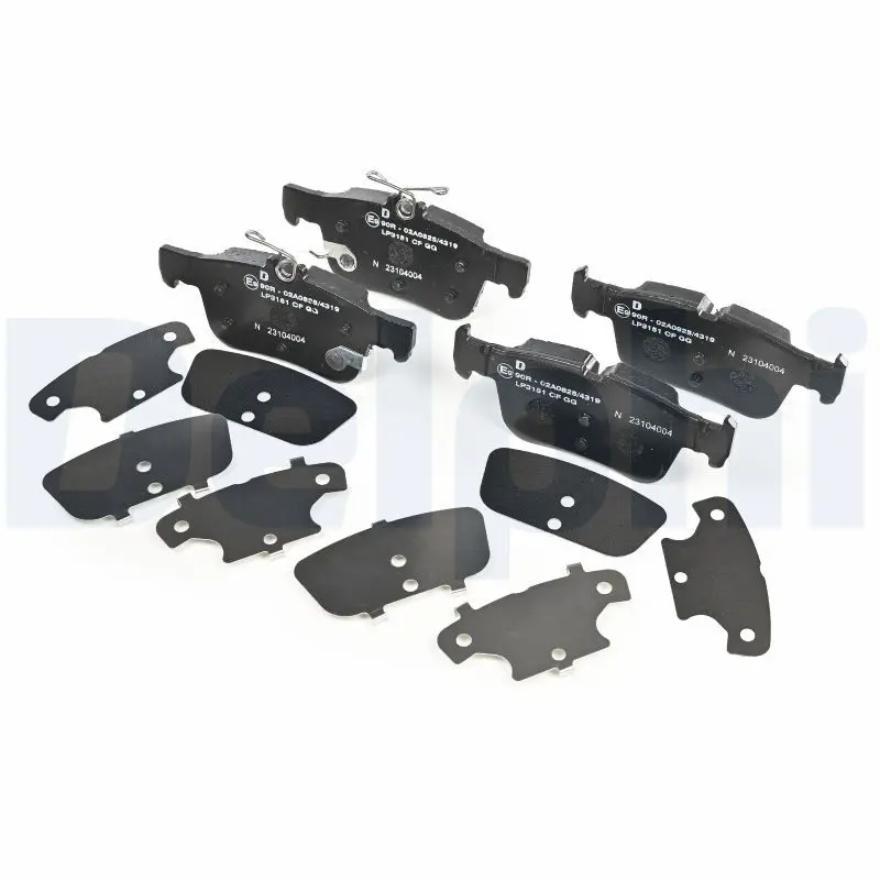 Handler.Part Brake pad set, disc brake DELPHI LP3151 3