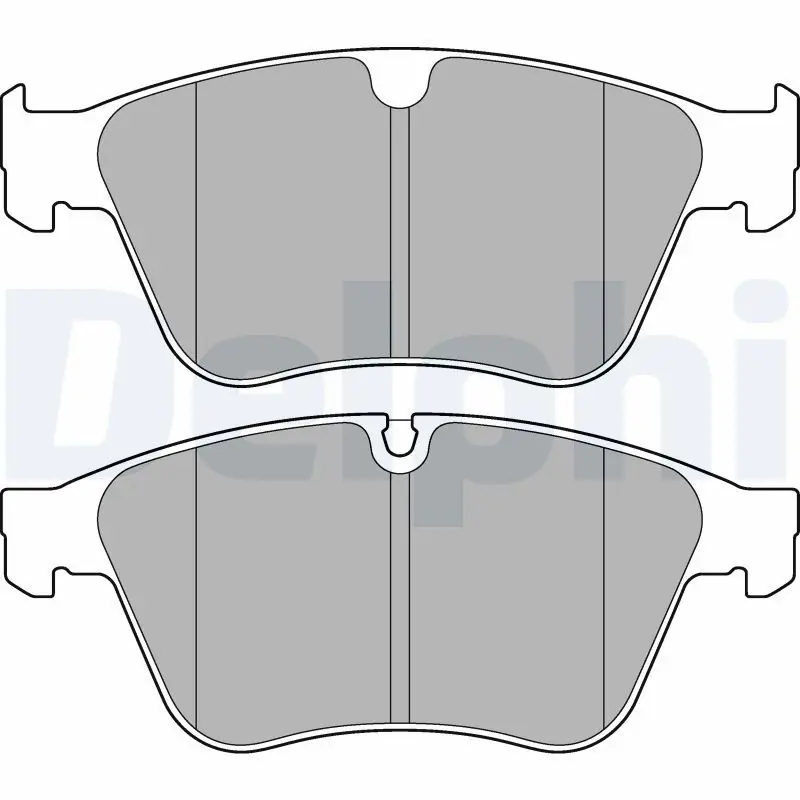 Handler.Part Brake pad set, disc brake DELPHI LP3176 1