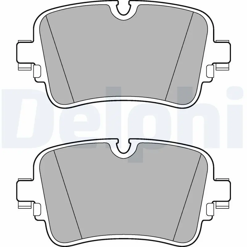 Handler.Part Brake pad set, disc brake DELPHI LP3274 1