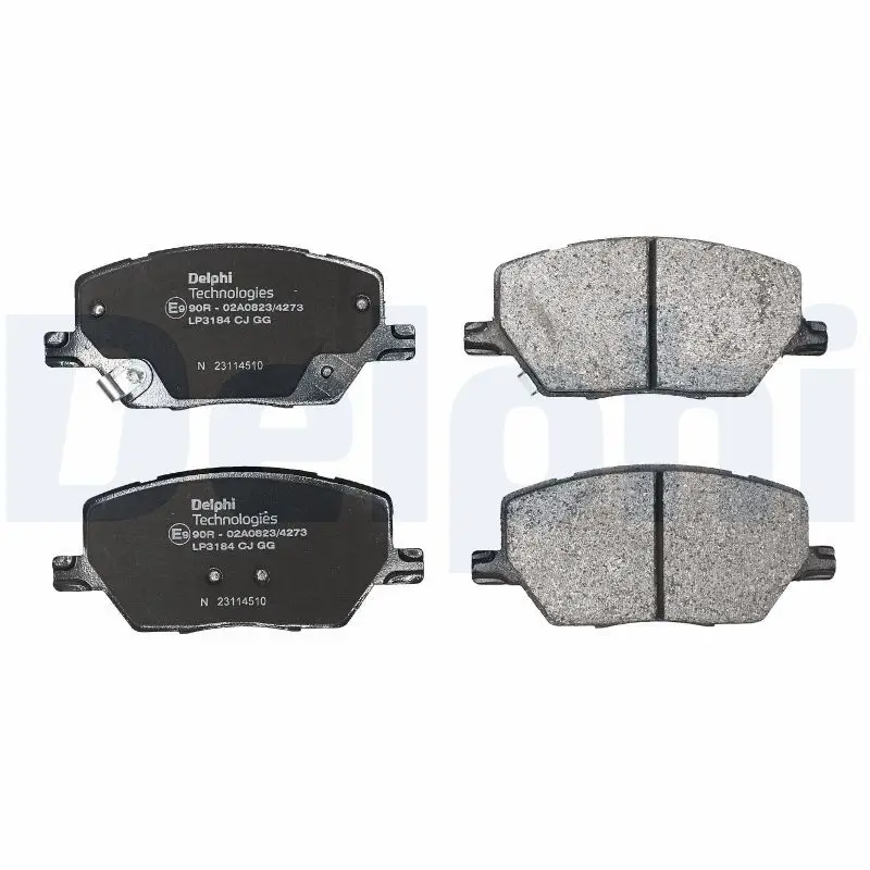 Handler.Part Brake pad set, disc brake DELPHI LP3184 2