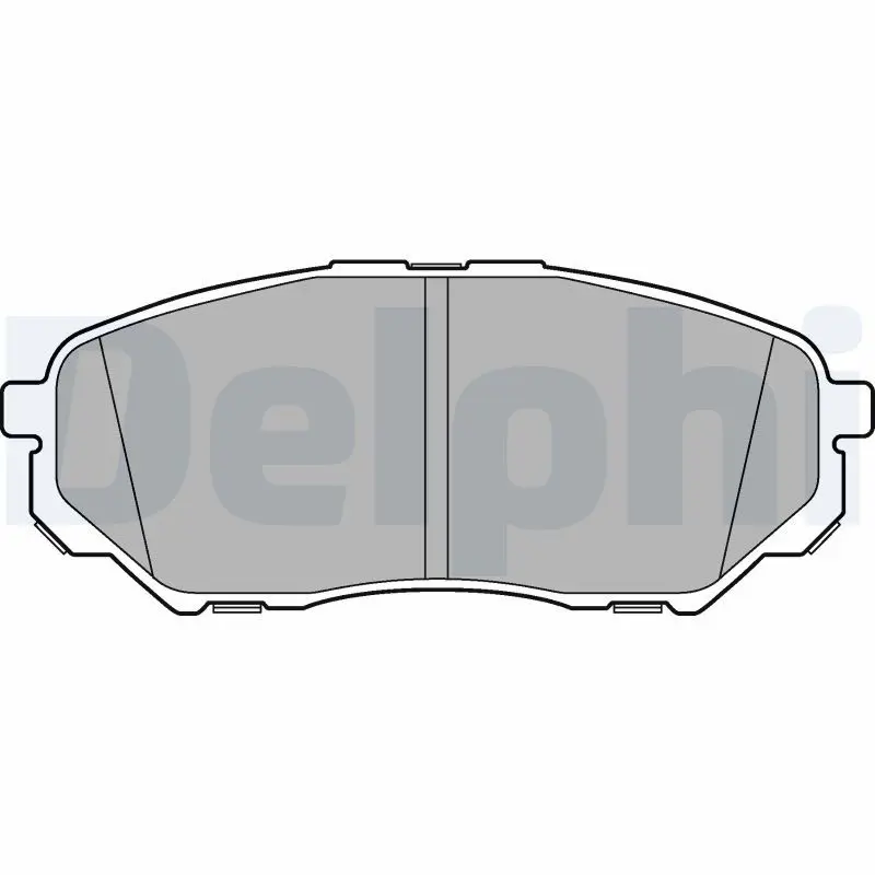 Handler.Part Brake pad set, disc brake DELPHI LP3186 1