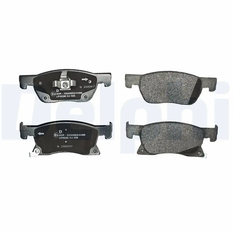 Handler.Part Brake pad set, disc brake DELPHI LP3238 2