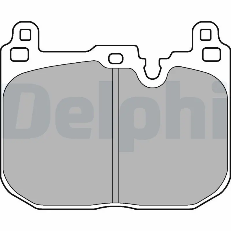 Handler.Part Brake pad set, disc brake DELPHI LP3259 1