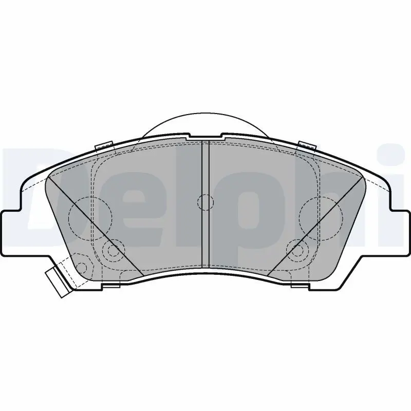 Handler.Part Brake pad set, disc brake DELPHI LP3265 1