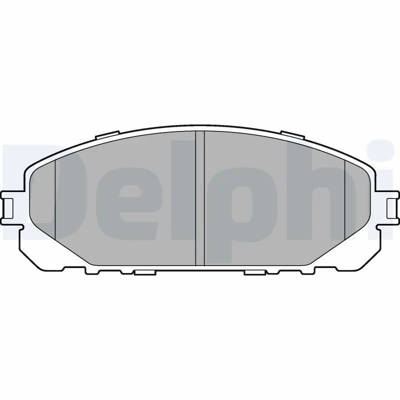 Handler.Part Brake pad set, disc brake DELPHI LP3271 1