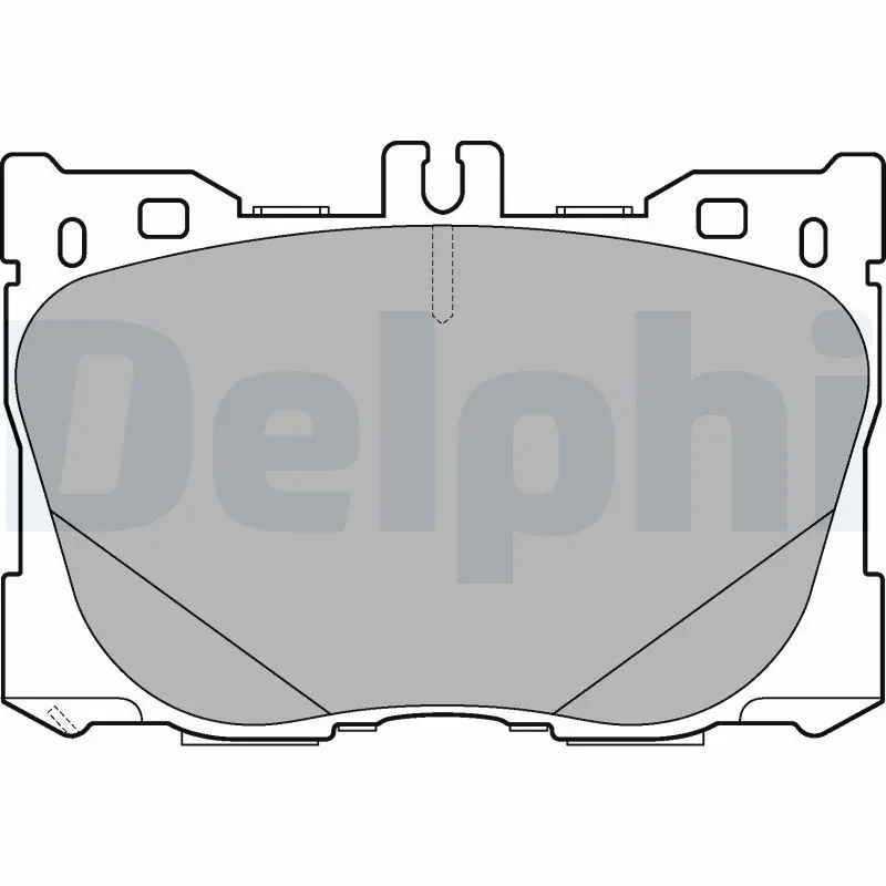 Handler.Part Brake pad set, disc brake DELPHI LP3276 1