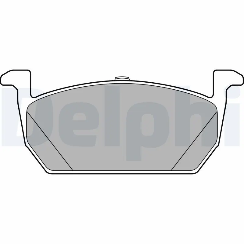 Handler.Part Brake pad set, disc brake DELPHI LP3287 1