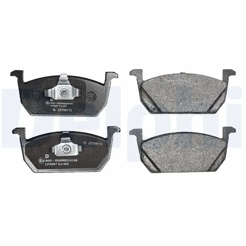 Handler.Part Brake pad set, disc brake DELPHI LP3287 2