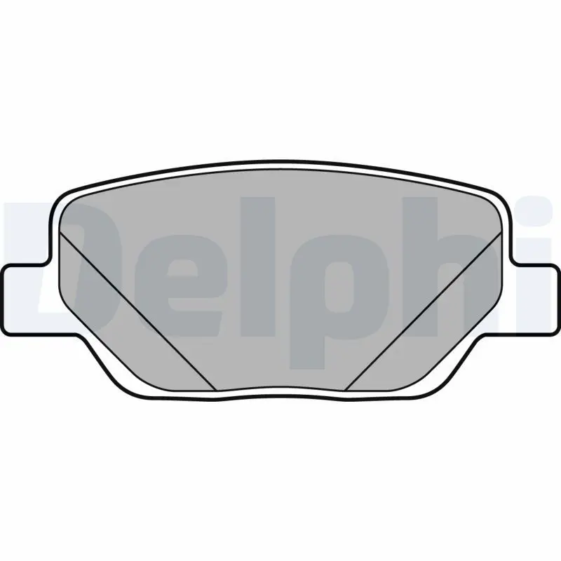 Handler.Part Brake pad set, disc brake DELPHI LP3290 1