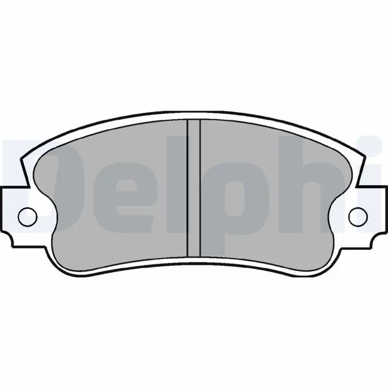 Handler.Part Brake pad set, disc brake DELPHI LP353 1