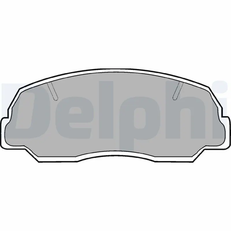 Handler.Part Brake pad set, disc brake DELPHI LP400 1