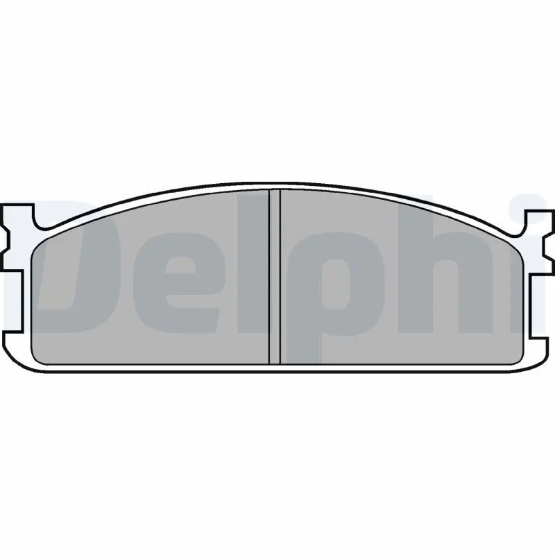 Handler.Part Brake pad set, disc brake DELPHI LP476 1