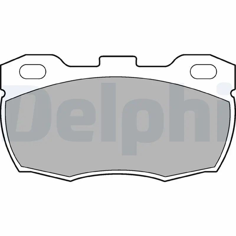 Handler.Part Brake pad set, disc brake DELPHI LP506 1