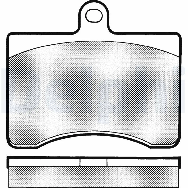 Handler.Part Brake pad set, disc brake DELPHI LP513 1